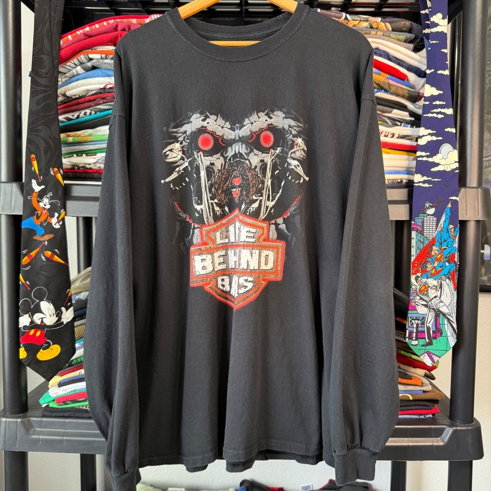Y2K Black Harley-Davidson Daytona Bike Week Long Sleeve Shirt XL